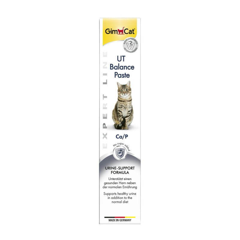 GimCat Expert Line UT Balance паста для профилактики заболеваний мочеполовой системы у кошек, 50 гр - фото 2
