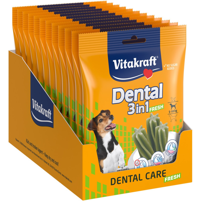 Vitakraft Dental Medium ласощі для собак з м'ятою, 120 гр - фото 6