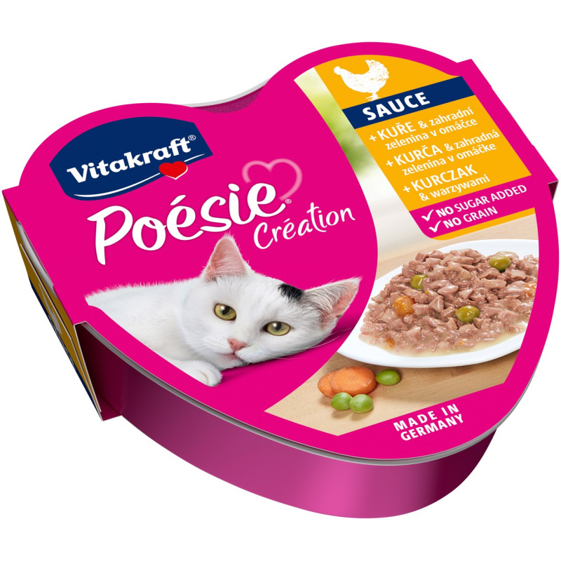 Vitakraft Poesie Creation Chicken вологий корм для котів з куркою, 85 гр - фото 2