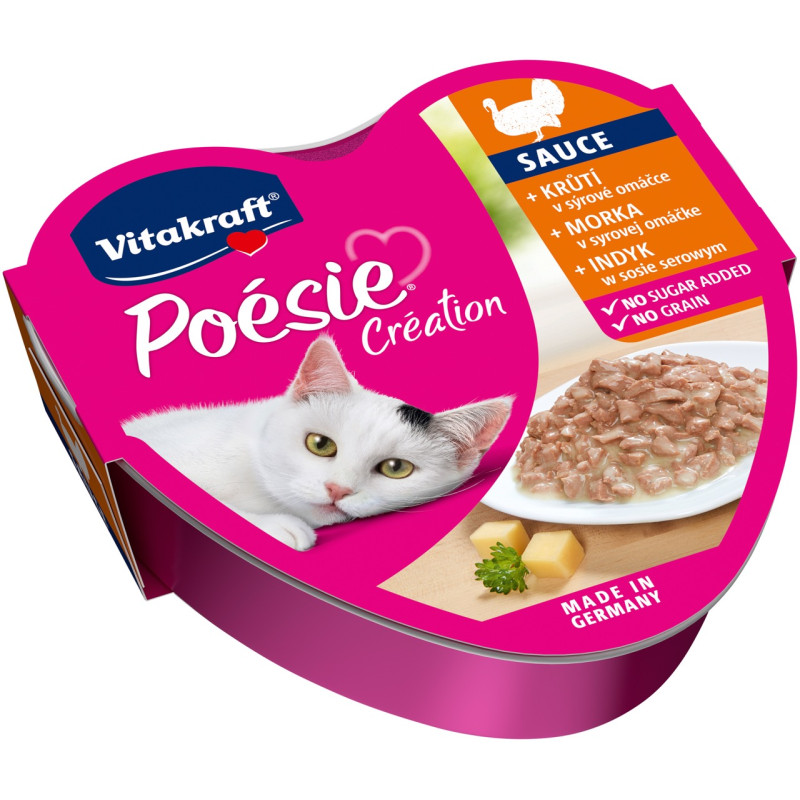 Vitakraft Poesie Creation Turkey вологий корм з індичкою для котів, 85 гр - фото 2