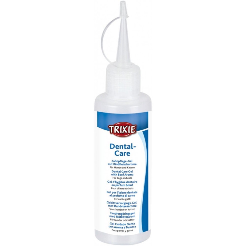Trixie Dental-Care зубной гель для собак и кошек со вкусом мяса, 100 гр - фото 2