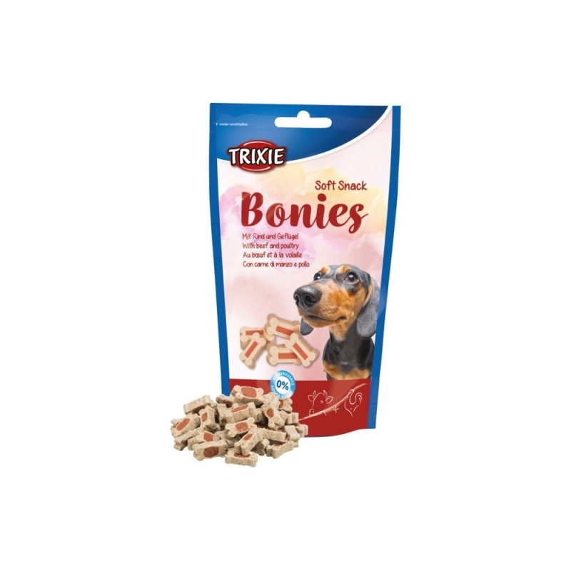 Trixie Soft Snack Bonies ласощі для щенят з яловичиною та птицею, 75 гр - фото 3