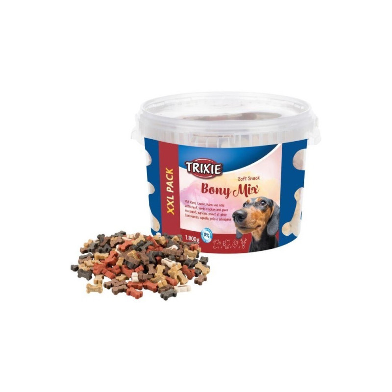 Trixie Soft Snack Bony Mix лакомство для собак ассорти вкусов, 1.8 кг - фото 3