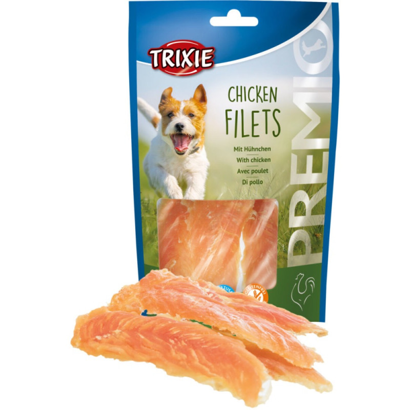 Trixie Premio Chicken Filets лакомство для собак с курицей, 100 гр - фото 3