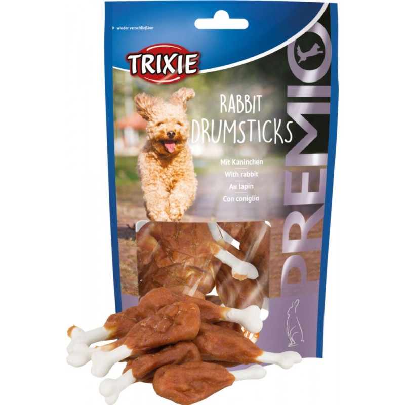 Trixie Premio Rabbit Drumsticks лакомство для собак с кроликом, 100 гр - фото 3