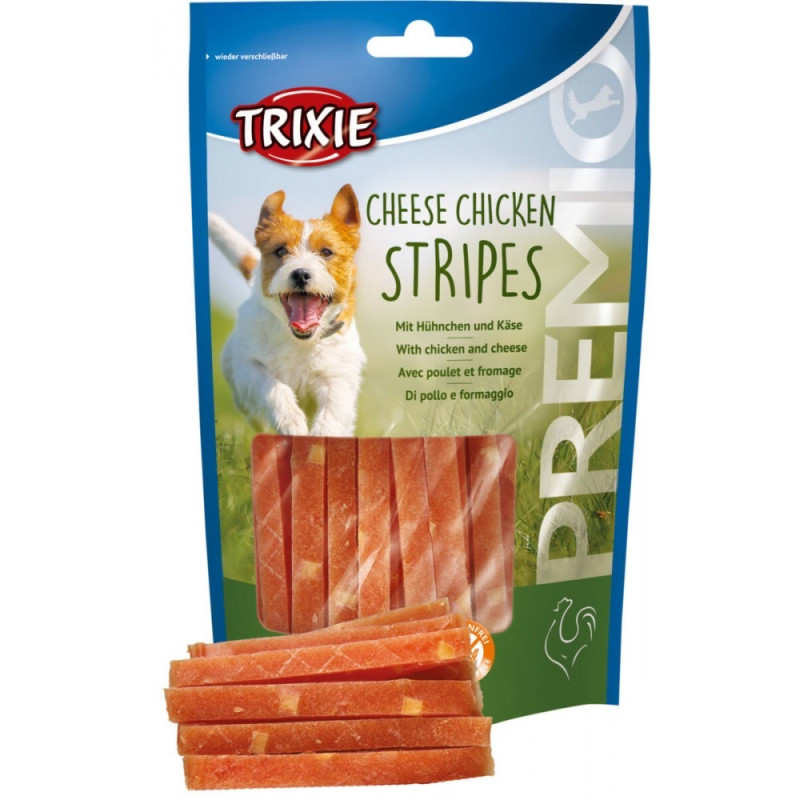 Trixie Premio Chicken Cheese Stripes лакомство для собак с курицей и сыром, 100 гр - фото 3