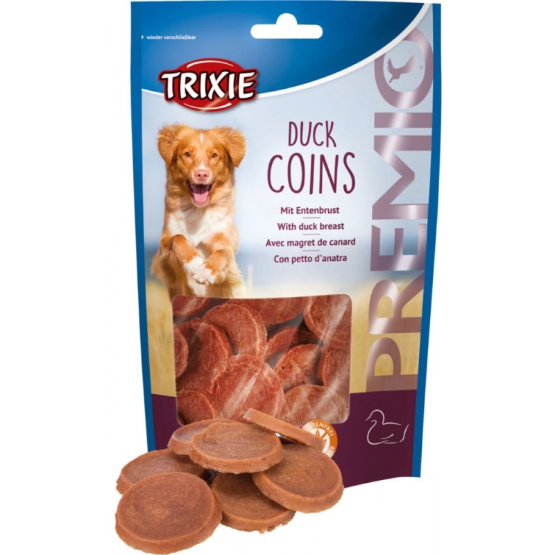 Trixie Premio Duck Coins лакомство для собак с уткой, 80 гр - фото 3
