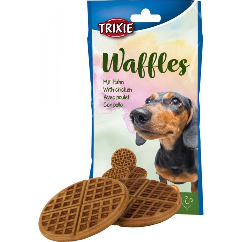 Trixie Waffles лакомство для собак с курицей, 100 гр - фото 3