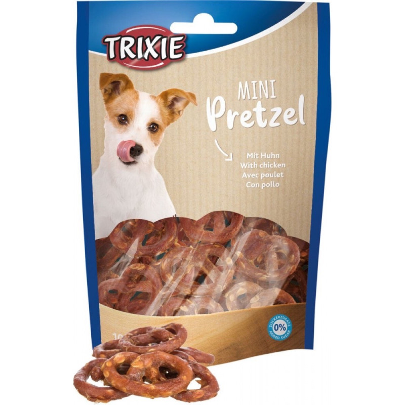 Trixie Mini Pretzels лакомство для собак с курицей, 100 гр - фото 4
