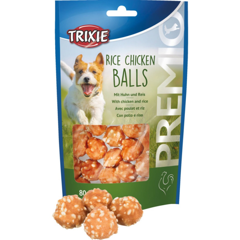 Trixie Premio Rice Chicken Balls лакомство для собак с курицей, 80 гр - фото 3