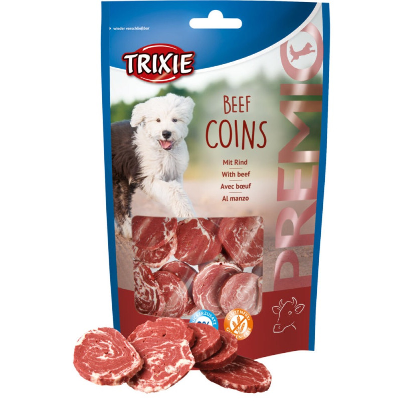 Trixie Premio Beef Coins лакомство для собак с говядиной, 100 гр - фото 3