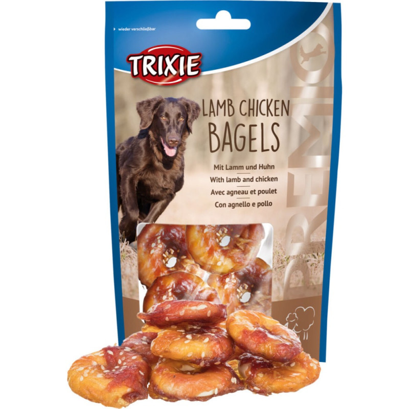 Trixie Premio Lamb Chicken Bagles лакомство для собак с ягненком и курицей, 100 гр - фото 3