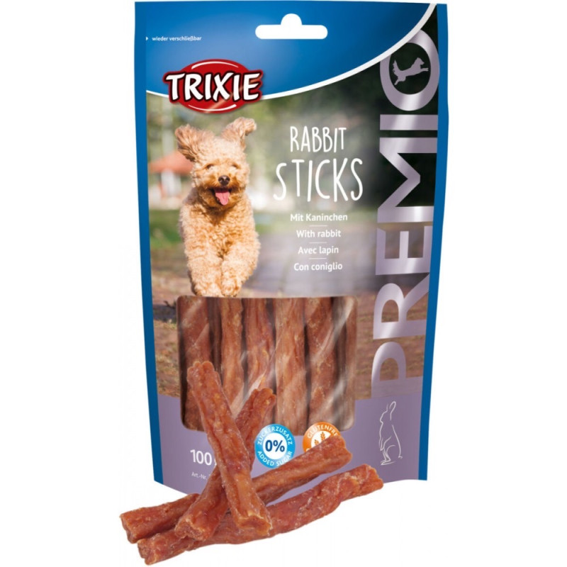Trixie Premio Rabbit Sticks лакомство для собак с кроликом, 100 гр - фото 3