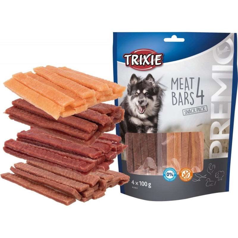 Trixie Premio 4 Meat Bars лакомство для собак, 400 гр - фото 2