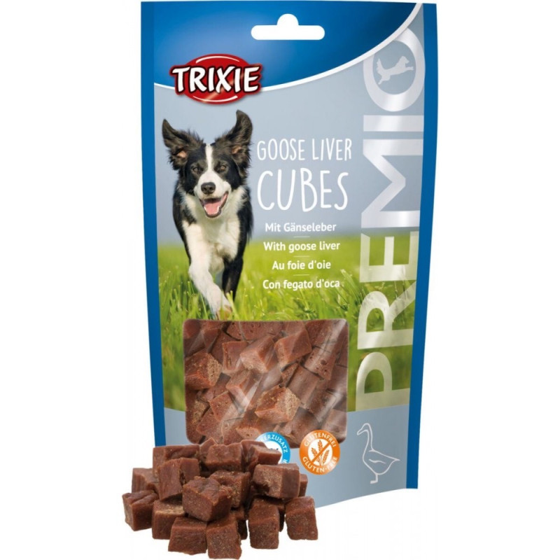 Trixie Premio Guse Liver Cubes лакомство для собак с печенью, 100 гр - фото 3