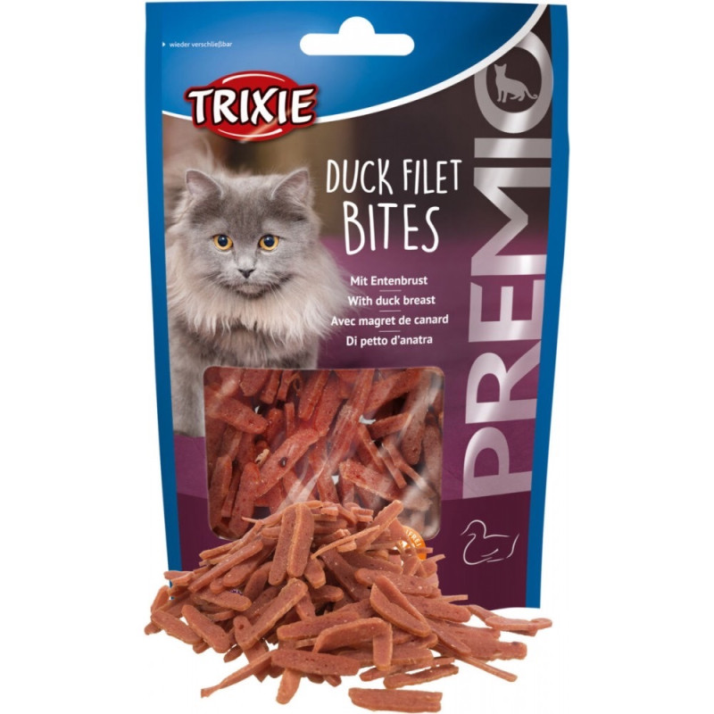Trixie Premio Duck Filet Bites лакомство для кошек с уткой 50 гр - фото 4