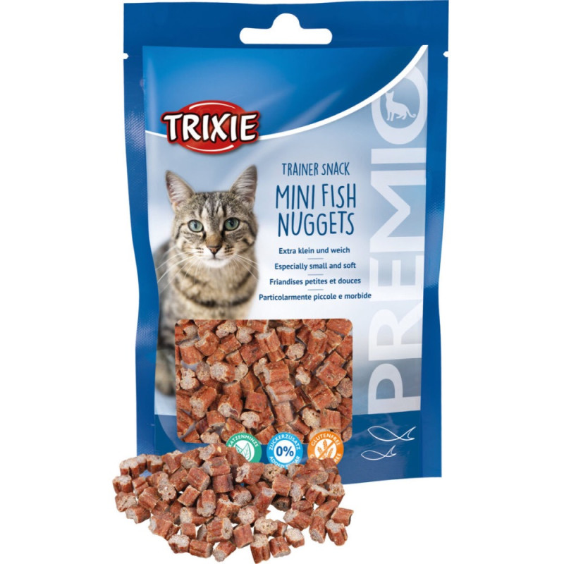 Trixie Trainer Snack Mini Nuggets лакомство для кошек с курицей и рыбой 50 гр - фото 3