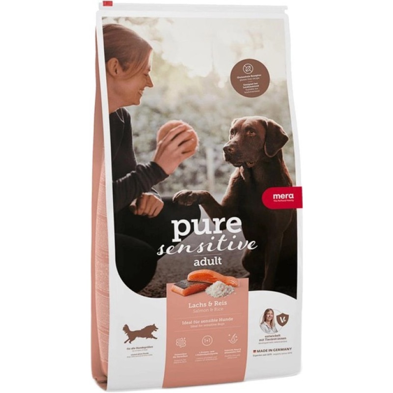Mera Pure Sensitive Dog Adult Lachs & Reis сухой корм с лососем для взрослых собак всех пород 14 кг - фото 2