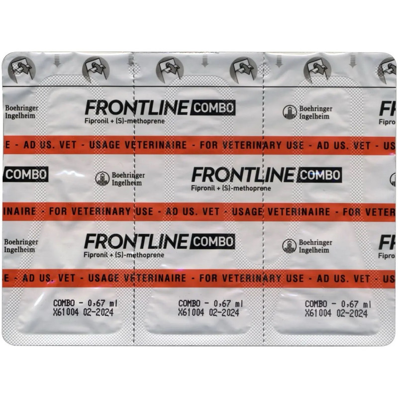 Frontline Combo (Фронтлайн Комбо) Boehringer Ingelheim капли от блох и клещей для собак весом 2 - 10 кг, 3 пип - фото 4