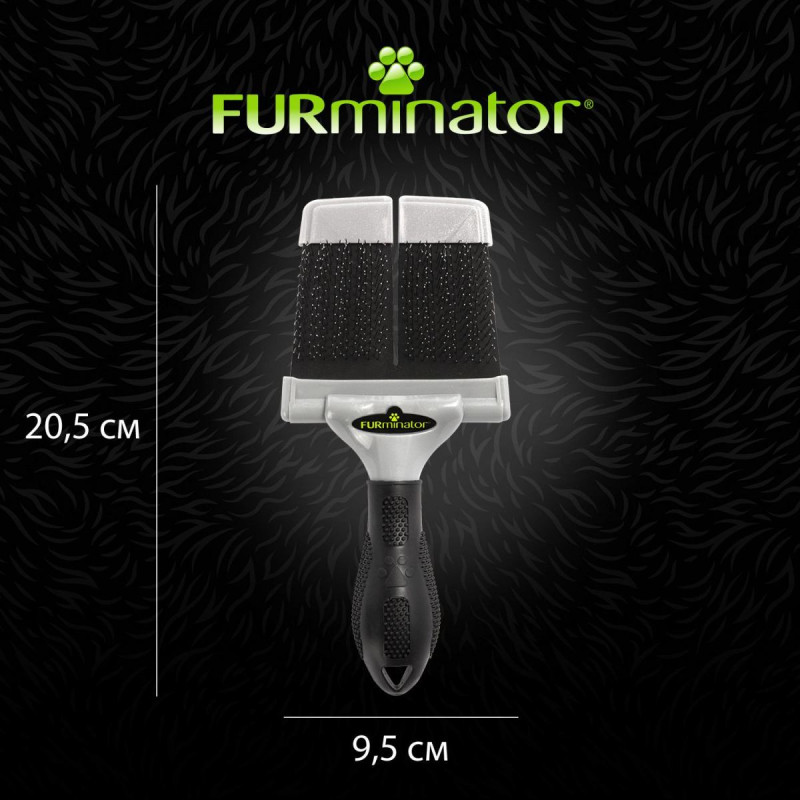 FURminator щетка-пуходерка для кошек и собак жесткая - фото 2