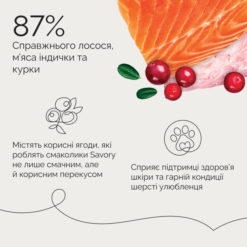 Savory Bars With Salmon лакомство для собак с лососем, 100 гр - фото 5
