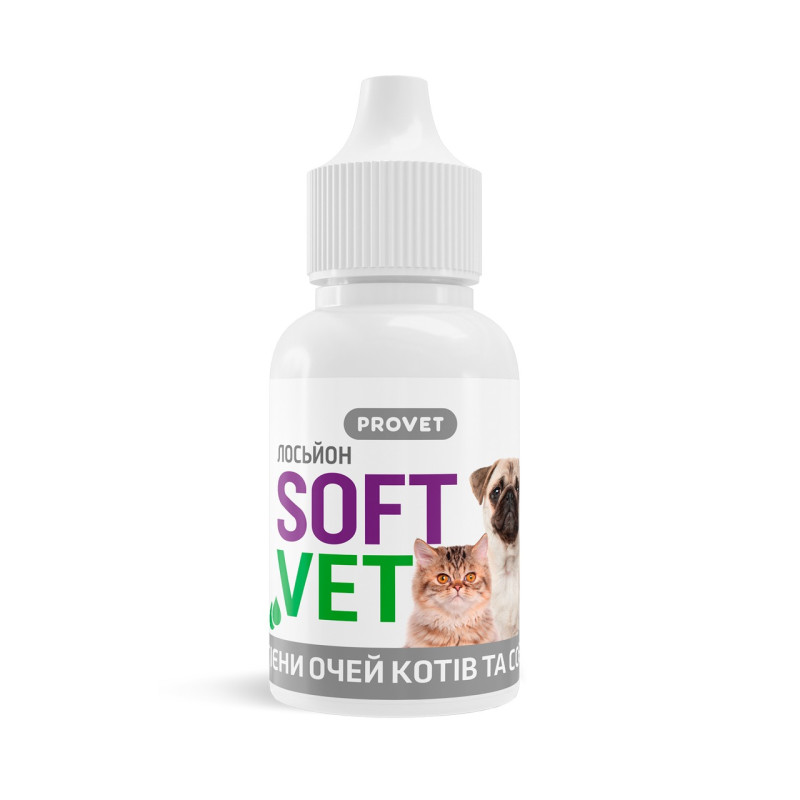 Provet Softvet лосьон для ухода за глазами собак и котов, 15 мл - фото 2