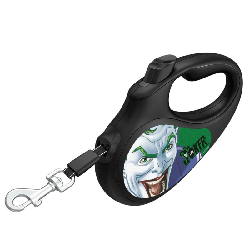 Waudog R-Leash M рулетка для собак с рисунком "Джокер Зеленый", лента, 5 м - фото 3