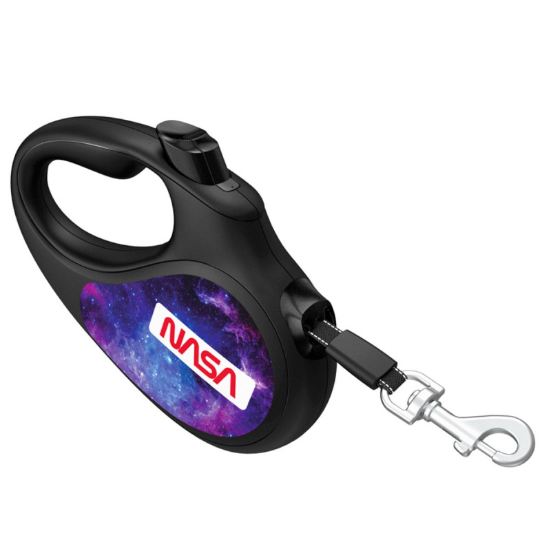 Waudog R-Leash S рулетка для собак з малюнком "Nasa21", стрічка, 5 м - фото 5