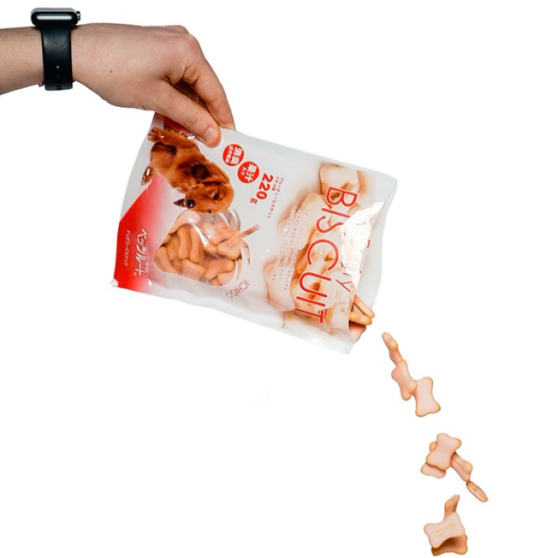 DoggyMan Biscuit Strawberry печиво для собак зі смаком полуниці, 220 гр - фото 4