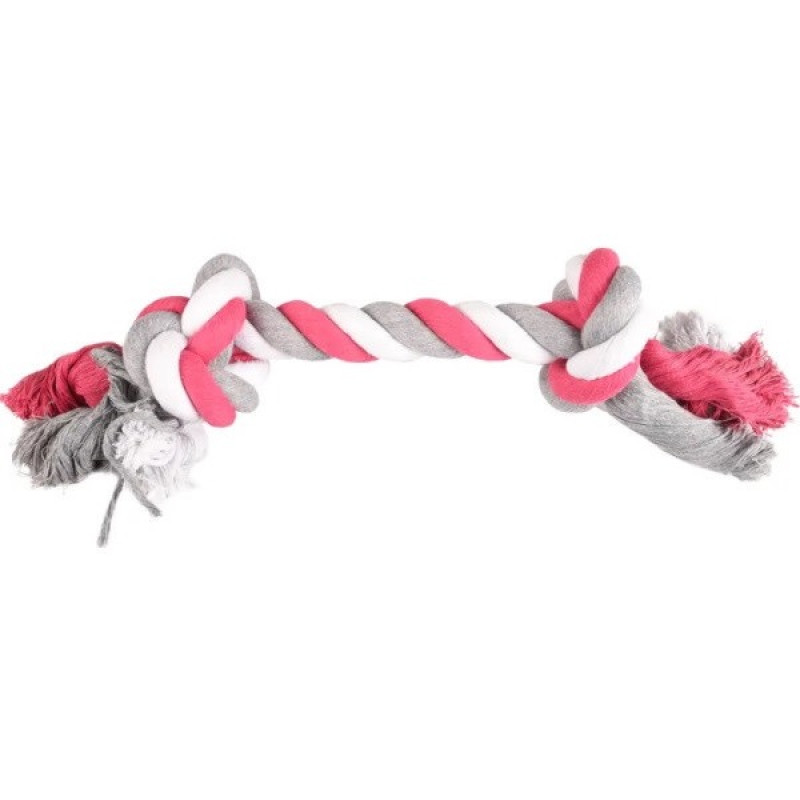 Flamingo Cotton Bone 2 Knots игрушка для собак, 40 см - фото 2