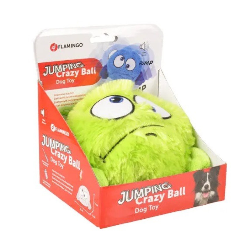 Flamingo Jumping Ball игрушка для собак, 19 см - фото 3