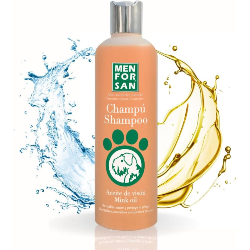 Menforsan Mink Oil шампунь для собак с норковым маслом, 300 мл - фото 2