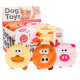 Flamingo Plush Head Duck Pig Wild игрушка для собак, 13 см - фото 2