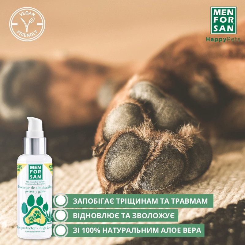Menforsan Paw Gel Protector гель для захисту лап собак та котів, 60 мл - фото 4