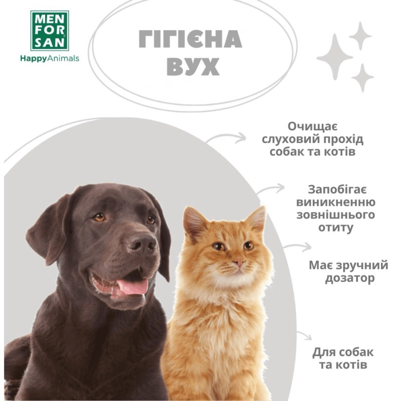 Menforsan Ear Cleaner засіб для очищення вух у собак та котів, 125 мл - фото 5