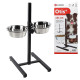 Flamingo Otis+ H-Stand миски для собак на штативе, 2 шт х 1.5 л - фото 4