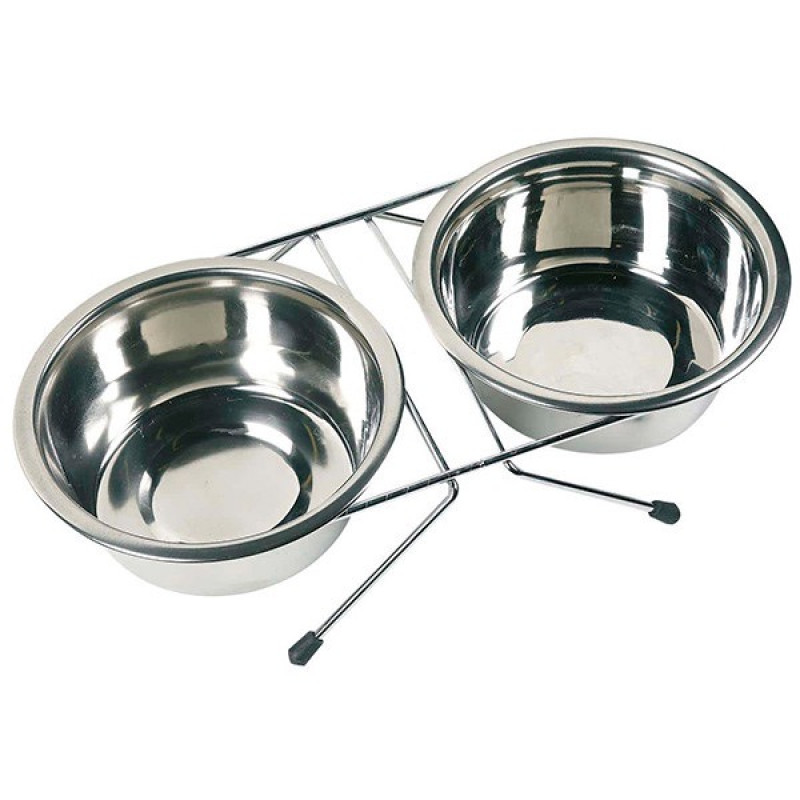 Flamingo Dinner Set миски для собак и кошек на подставке, 2 шт х 0.36 л - фото 2