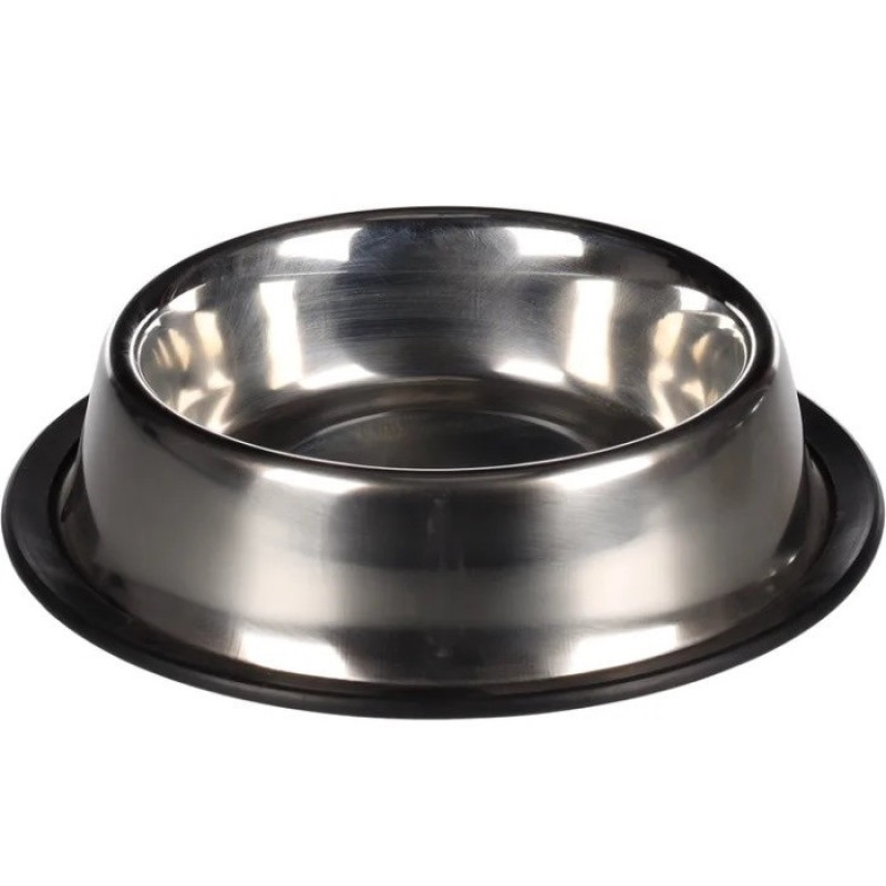 Flamingo Dish Rubber Rim миска для собак и котов с резиновым ободком, 450 мл - фото 2