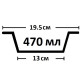 Flamingo Dish Rubber Rim миска для собак та котів з гумовим обідком, 450 мл - фото 3