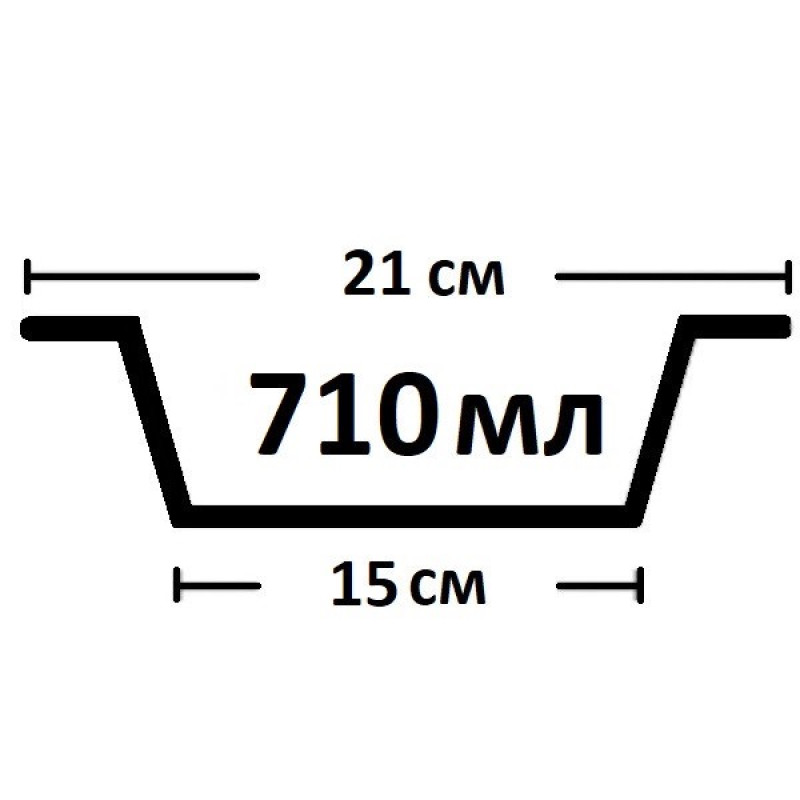 Flamingo Dish Rubber Rim миска для собак и котов с резиновым ободком, 700 мл - фото 2