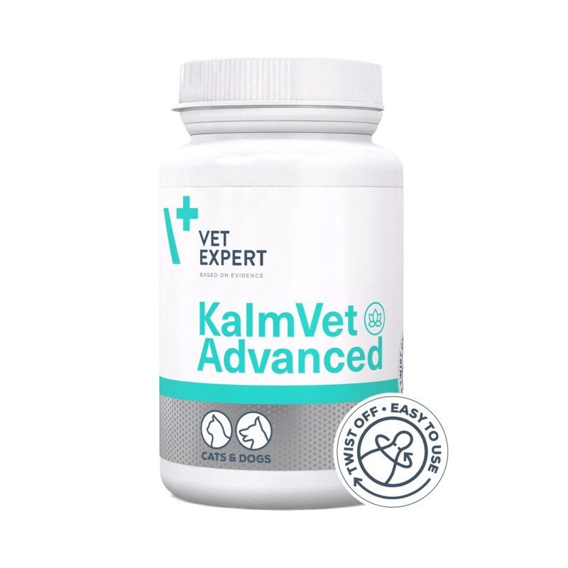 VetExpert KalmVet Advanced вітаміни для зменшення симптомів стресу у собак та котів 60 табл - фото 2
