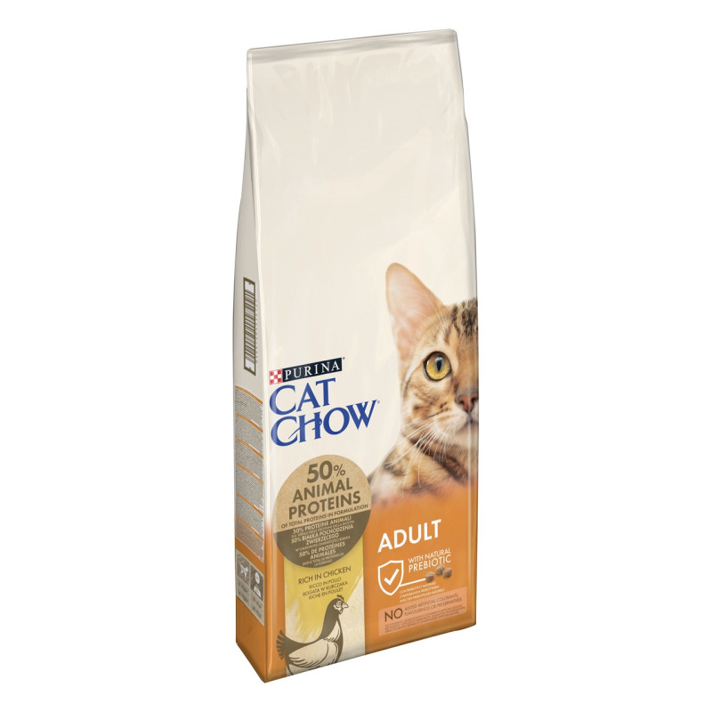 Cat Chow Chicken Turkey сухий корм для котів з куркою та індичкою 15 кг - фото 2