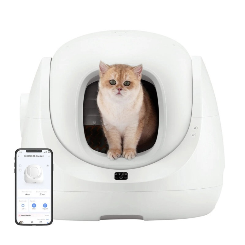 Catlink Smart Litter Box Scooper Se Baymax смарт-туалет для котів, 54 см х 59 см х 53 см - фото 3
