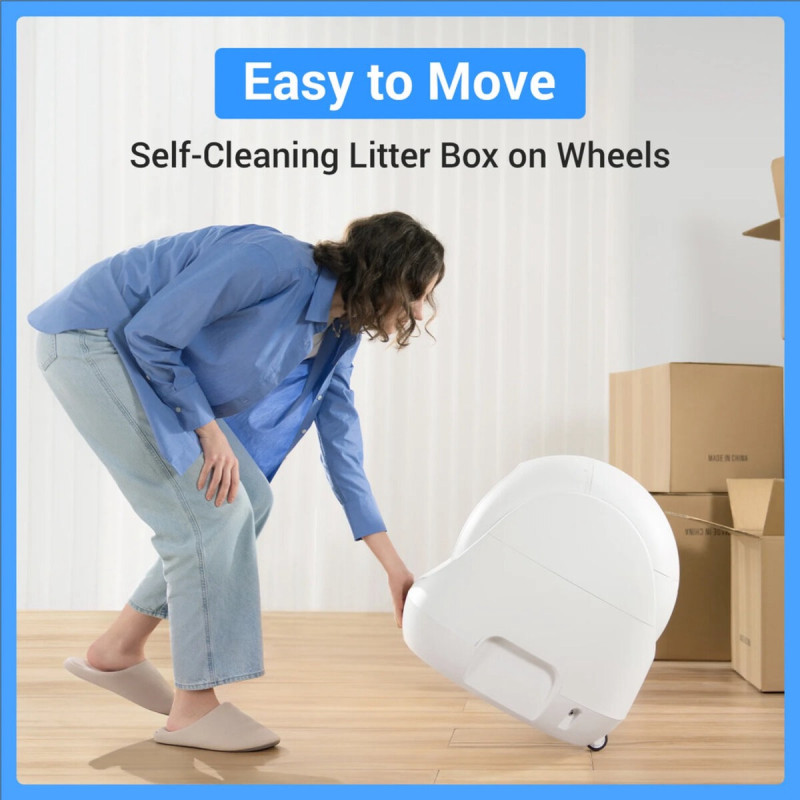 Catlink Smart Litter Box Scooper Se Baymax смарт-туалет для котів, 54 см х 59 см х 53 см - фото 7