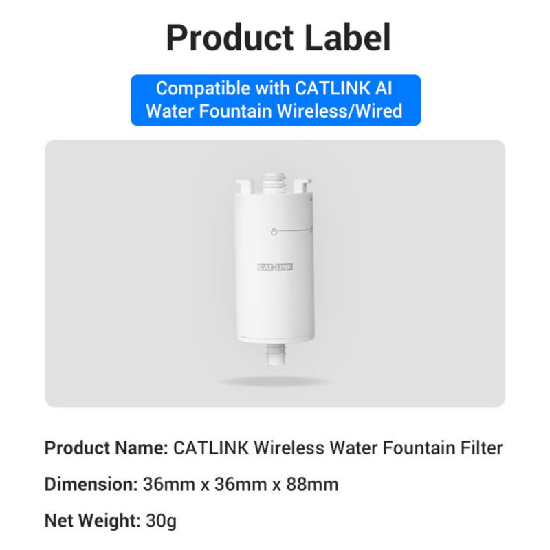 Catlink Water Fountain Filter for Pure 3 змінний фільтр для смарт-поїлок Catlink - фото 5