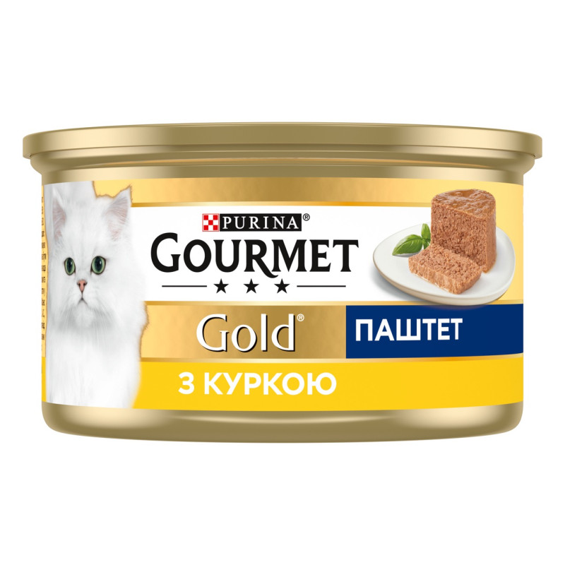 Gourmet Gold влажный корм для котов с курицей, 85 гр - фото 2