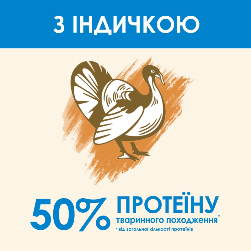 Cat Chow 3in1 сухий корм для котів з індичкою 1.5 кг - фото 4