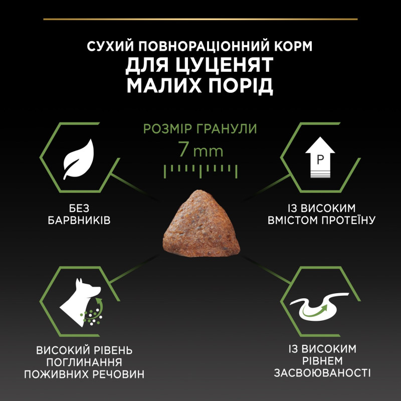 Purina Pro Plan Puppy Small & Mini Healthy Start сухой корм для щенков малых пород с курицей 7 кг - фото 7