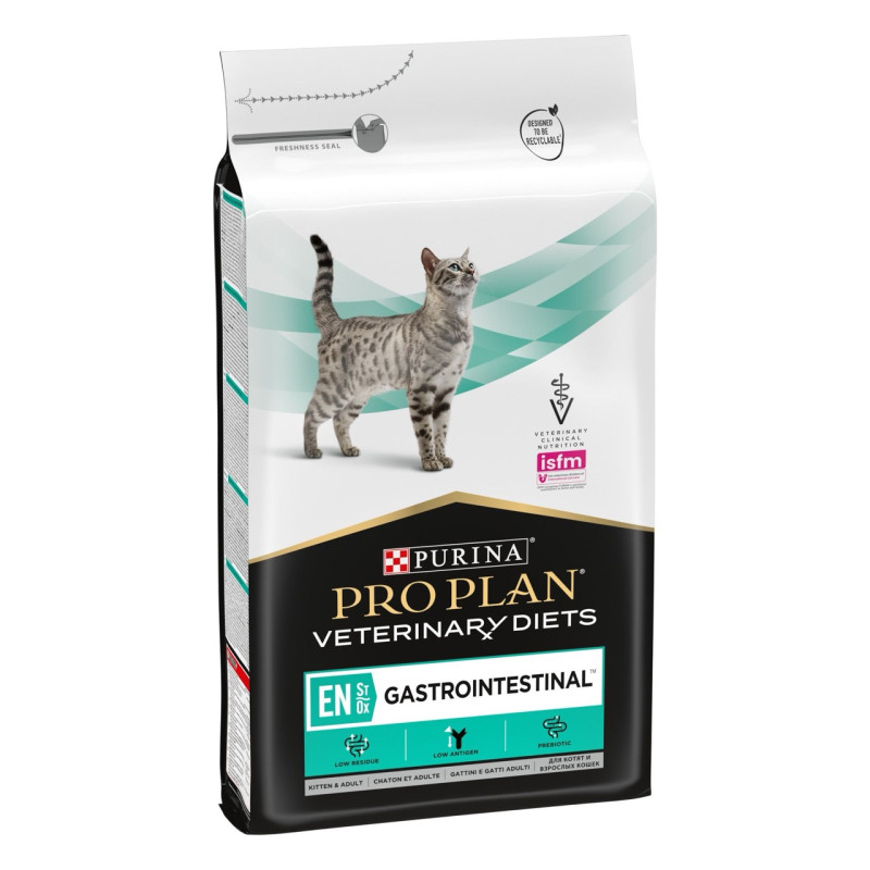 Purina Veterinary Diets EN Gastrointestinal сухой корм для кошек с расстройствами желудочно-кишечного тракта 400 гр - фото 2