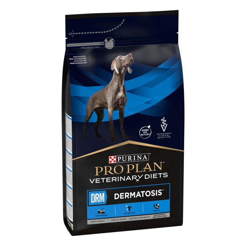 Purina Veterinary Diets DRM Dermatosis сухой корм для собак с дерматитами 3 кг - фото 2
